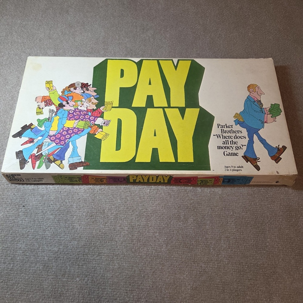 Vintage 1975 Parker Brothers PAYDAY Board Game Original Box